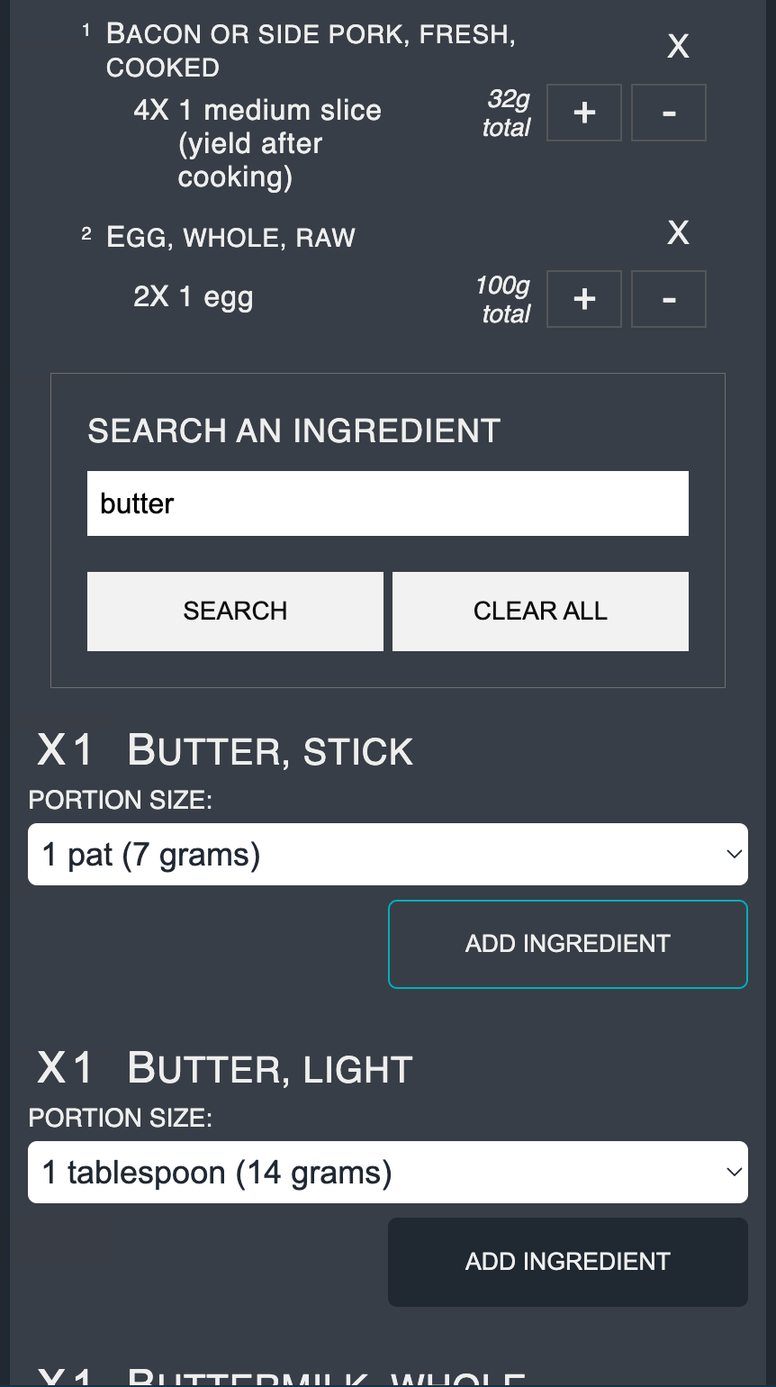 A preview of the bodyboon app search